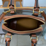 Close-up detail of premium modern women's handbag – women's everyday handbag