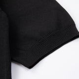 Back view of Polo cotton polo shirt with monogram-inspired silhouette