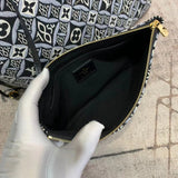 Top view of polished statement women's handbag – women's luxury handbag
