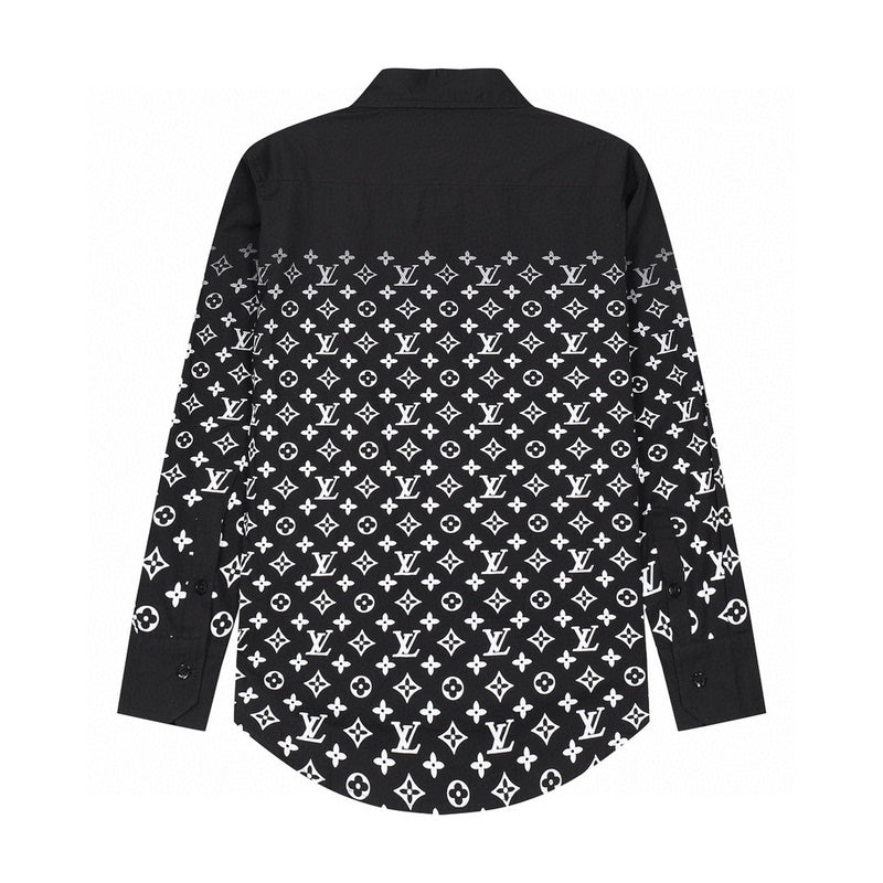 Side profile of Louis Vuitton luxury clothing with streetwear-inspired cut
