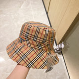 Side view of Burberry unisex cap