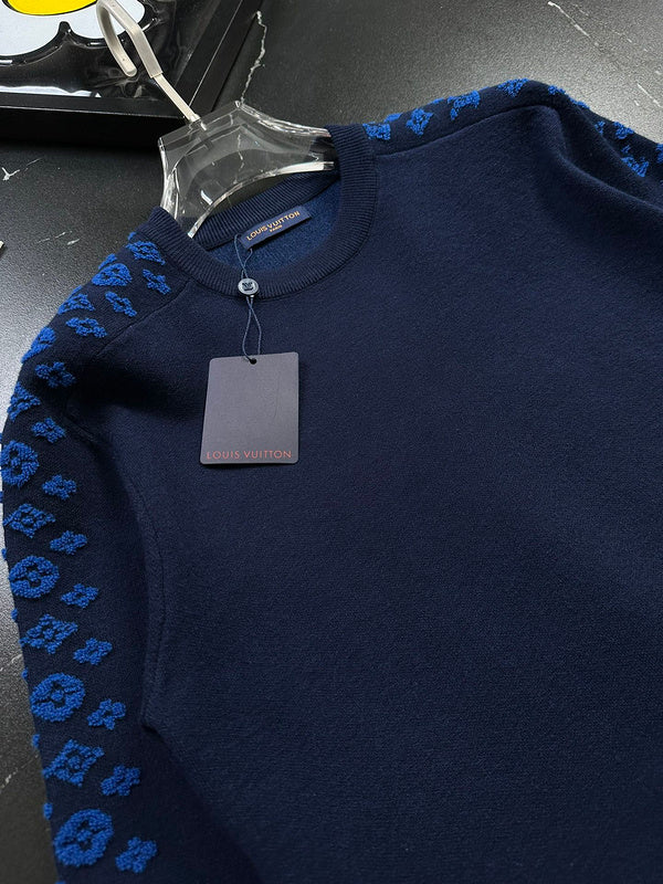 Side profile of Louis Vuitton luxury clothing with contemporary cut