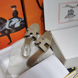 Hermes sandals Style 008 - styled lifestyle view