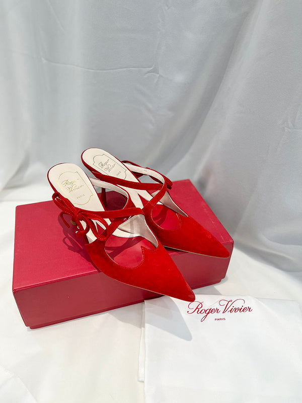 Roger Vivier luxury shoes side view — premium authentic designer style