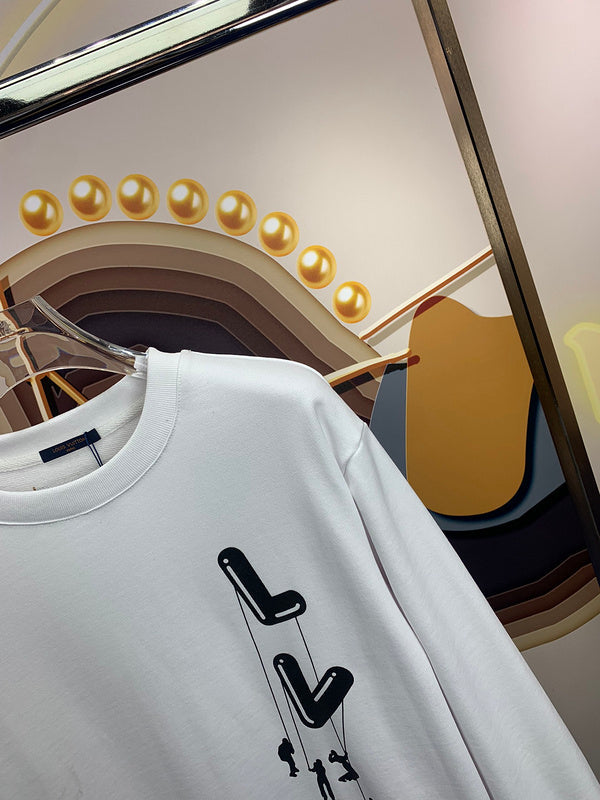 Flat lay presentation of Louis Vuitton luxury clothing with tailored silhouette