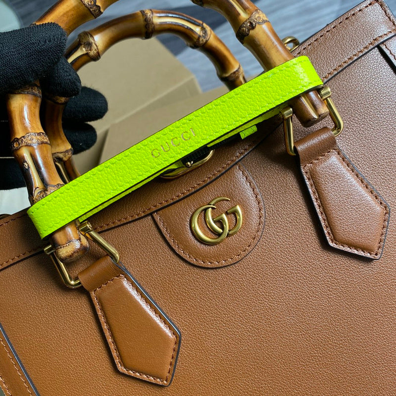 Back view of classic chic women's handbag – women's statement bag