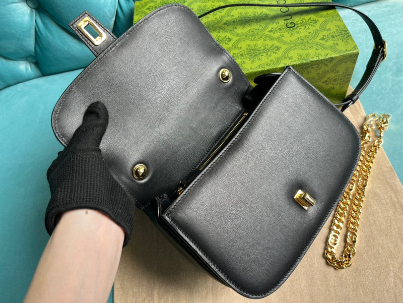 Interior view of sleek premium women's handbag – women's luxury handbag