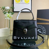 Refined Faux Leather Handbag - Refined Silhouette | Women's Statement Accessory #1707 - front view (image 1) of designer-inspired handbag
