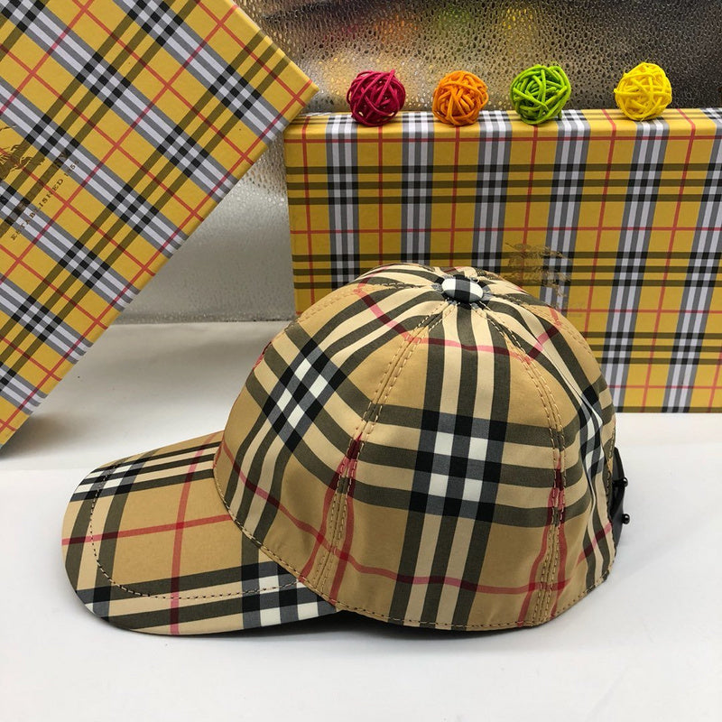 Front view of Burberry unisex cap