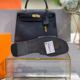 Hermès Nude High-Top Sneakers - Side Profile View