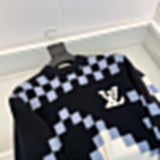 Full styled look of Louis Vuitton luxury clothing with contemporary cut