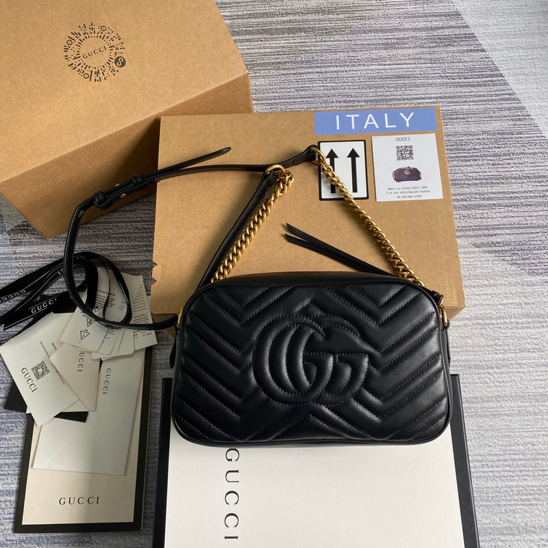 Front view of sleek modern women's handbag – women's designer-style accessory