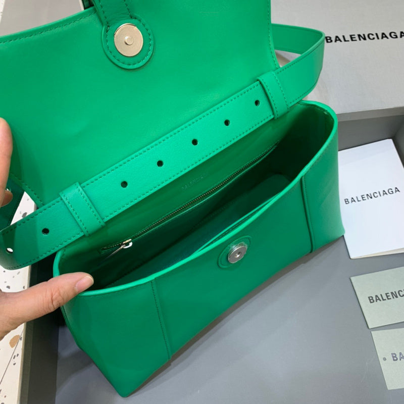 Bold Premium PU Leather Handbag - Polished Finish | Women's Fashion Handbag #533 - alternate angle view (image 8) of designer-inspired handbag