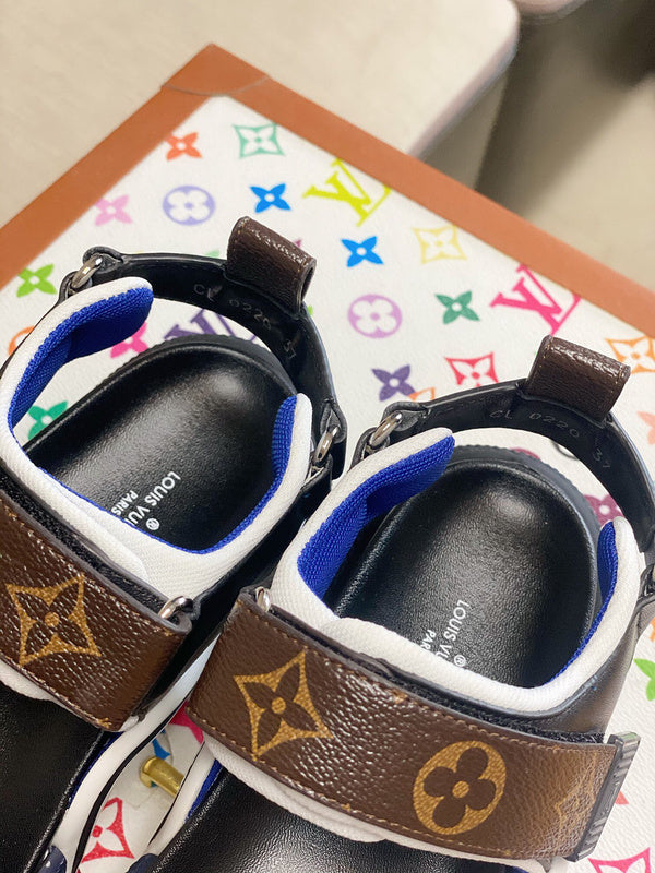 Louis Vuitton luxury shoes close-up — premium authentic designer style