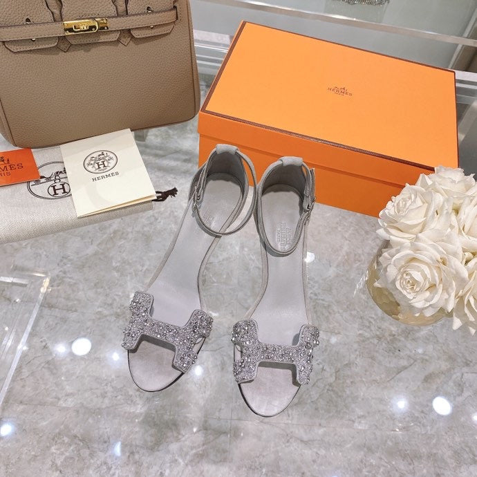 Hermès White Chunky Platform Sneakers - Detail Shot of Craftsmanship
