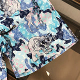 Back view of Louis Vuitton cotton t-shirt with runway-inspired design