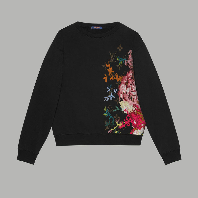 Front view of Louis Vuitton luxury clothing with contemporary cut