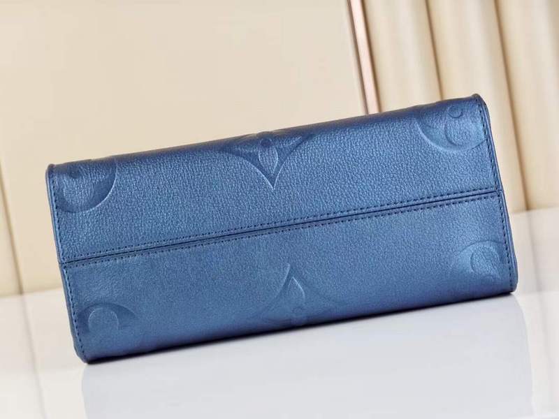 Back view of refined structured women's handbag – women's statement bag