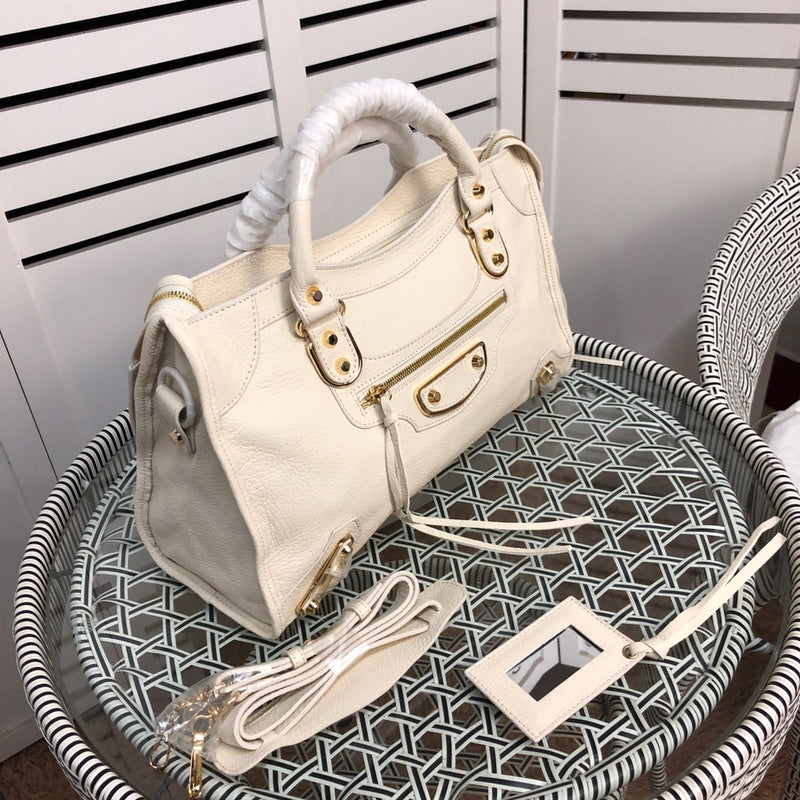 Top view of polished premium women's handbag – women's statement bag
