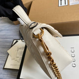 Top view of premium modern women's handbag – women's designer-style accessory