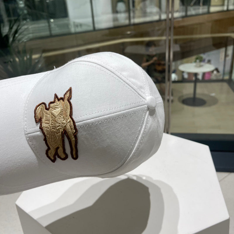 Front view of Burberry unisex cap
