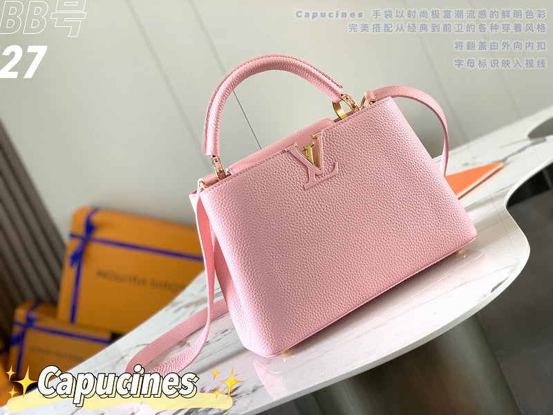 Side profile of sleek statement women's handbag – women's statement bag