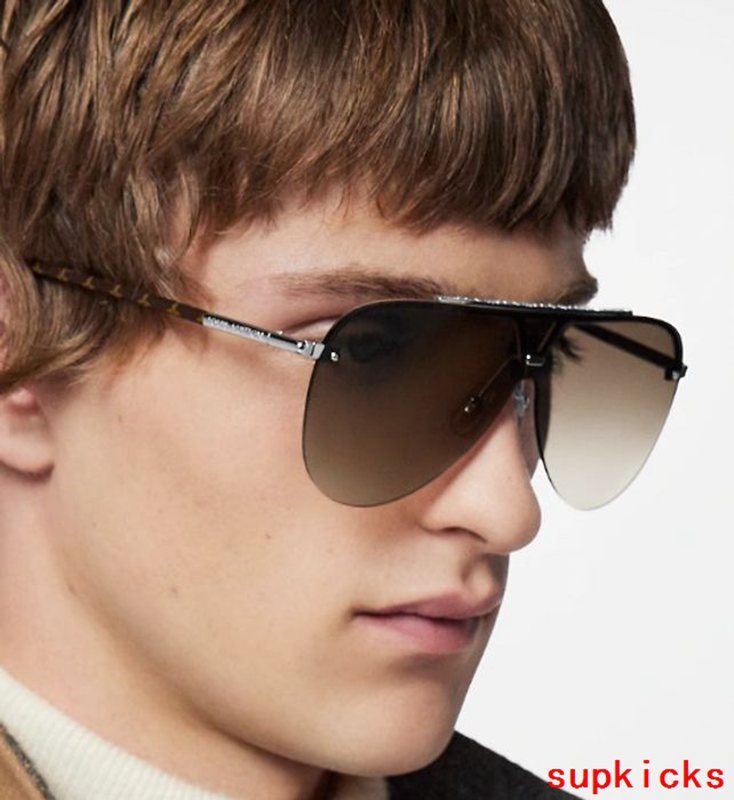 Front view of Louis Vuitton unisex sunglasses