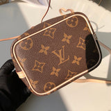 Side profile of statement polished women's handbag – women's statement bag
