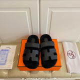 Hermes sandals Style 080 - front view, elevated everyday design
