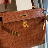  signature crossbody bag detail view showing craftsmanship 14