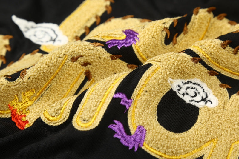 Close-up detail shot of Louis Vuitton cotton t-shirt with tailored silhouette
