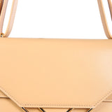 Close-up of Bottega Veneta cross body bags hardware and fine stitching