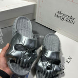 Alexander McQueen Chocolate Brown Bow-Detail Flats - Detail Shot of Craftsmanship