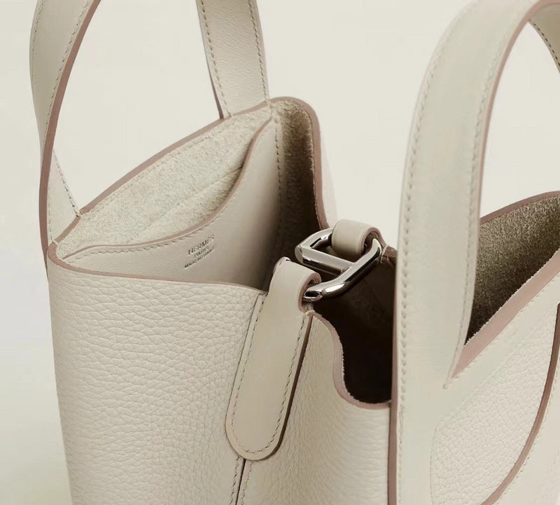 Close-up detail of timeless bag design