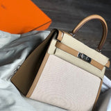 Close-up detail of contemporary bag design