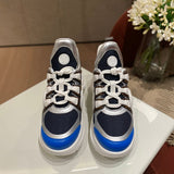 Louis Vuitton Burgundy Low-Top Sneakers - Sole Detail View