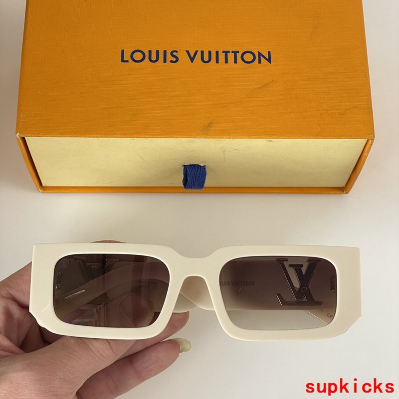 Front view of Louis Vuitton unisex sunglasses
