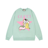 Front view of Gucci luxury clothing with contemporary cut