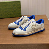 Gucci two-tone luxury sneakers view 11 signature lace-up style
