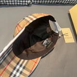 Side view of Burberry unisex cap