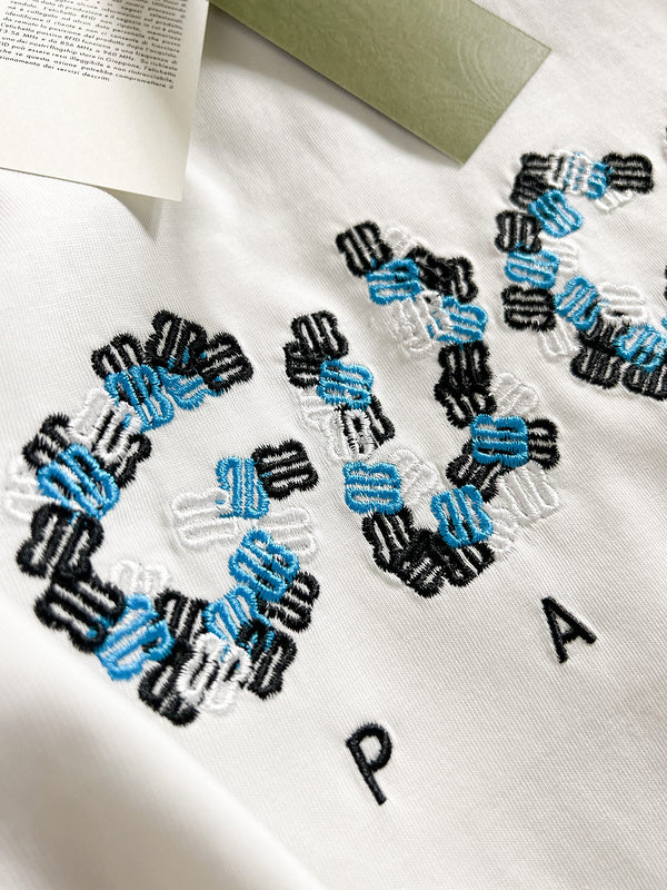 Back view of Louis Vuitton cotton t-shirt with relaxed-fit cut