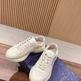 Gucci soft grey luxury sneakers view 7 chunky sole construction