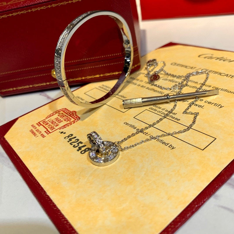 Full view of Cartier unisex jewelry piece