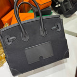 Close-up detail of balanced bag design