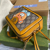 Top view of statement structured women's handbag – women's luxury accessory