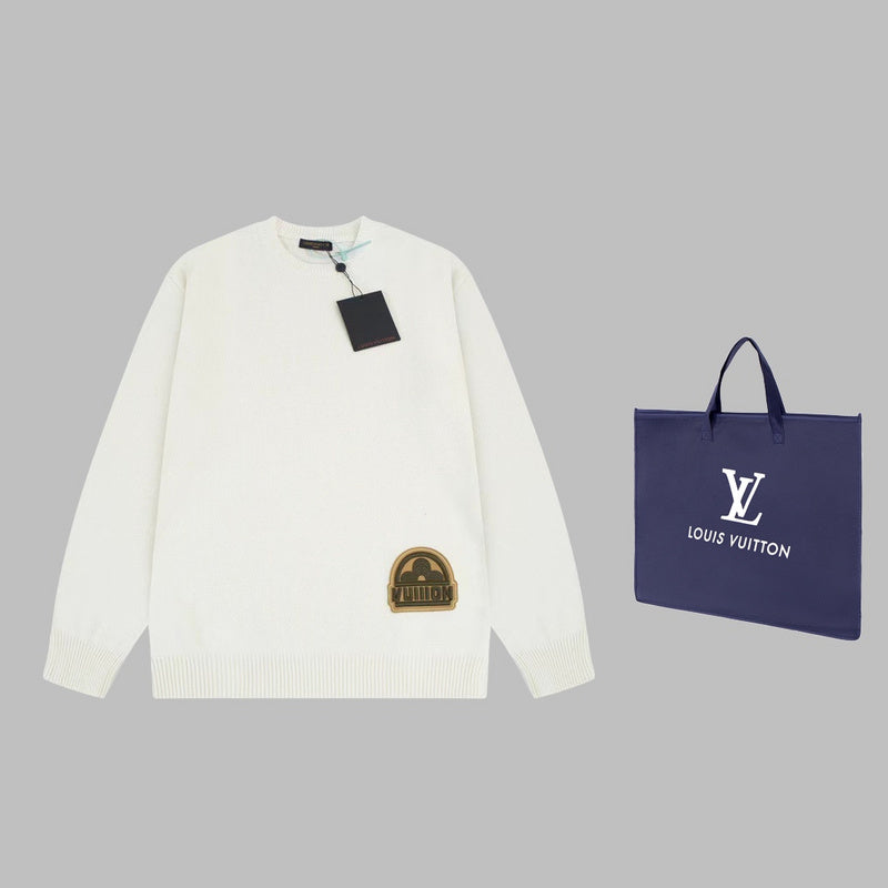 Back view of Louis Vuitton luxury clothing with relaxed-fit cut