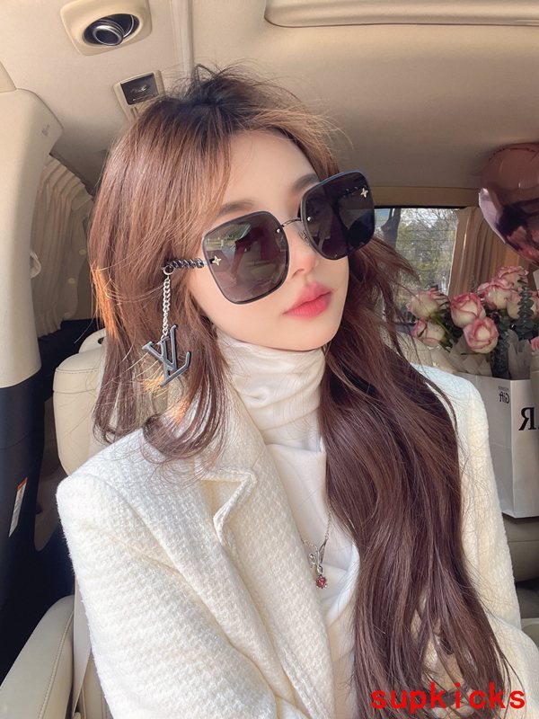 Front view of Louis Vuitton unisex sunglasses