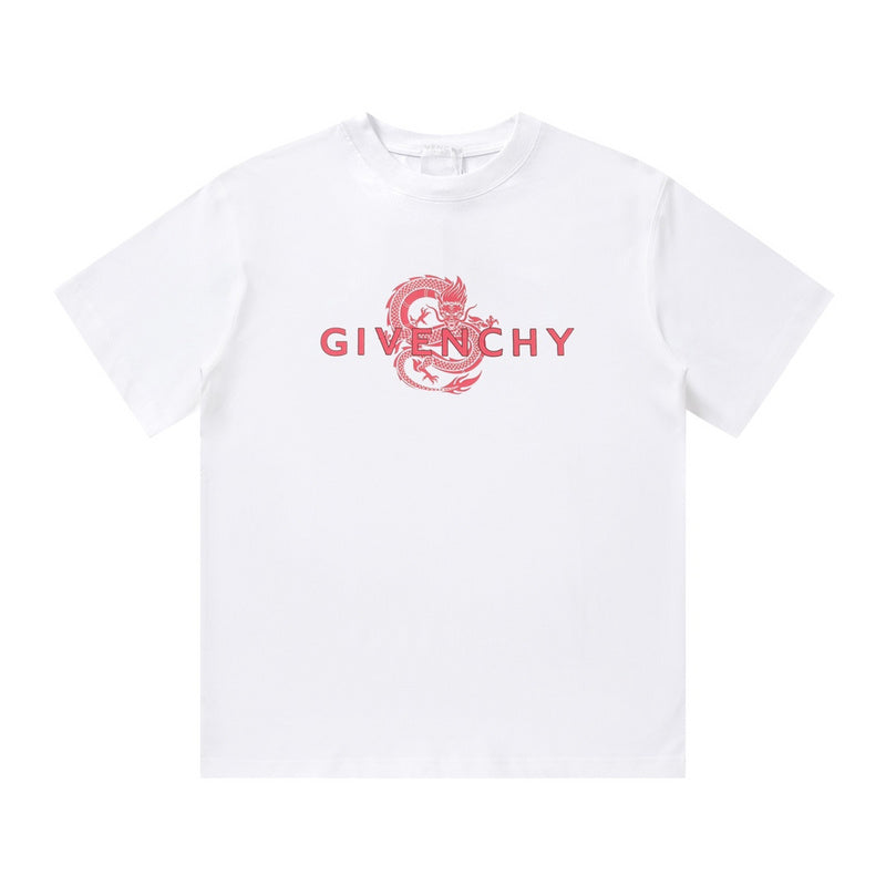 Front view of Givenchy luxury clothing with signature branding