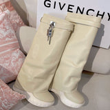 Givenchy Black Platform Heels - Back View