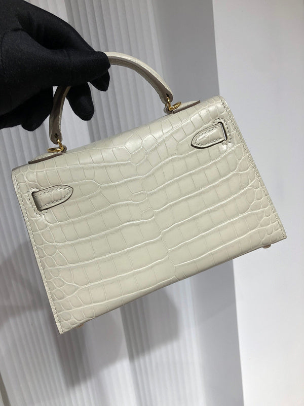 Close-up detail of sophisticated bag design